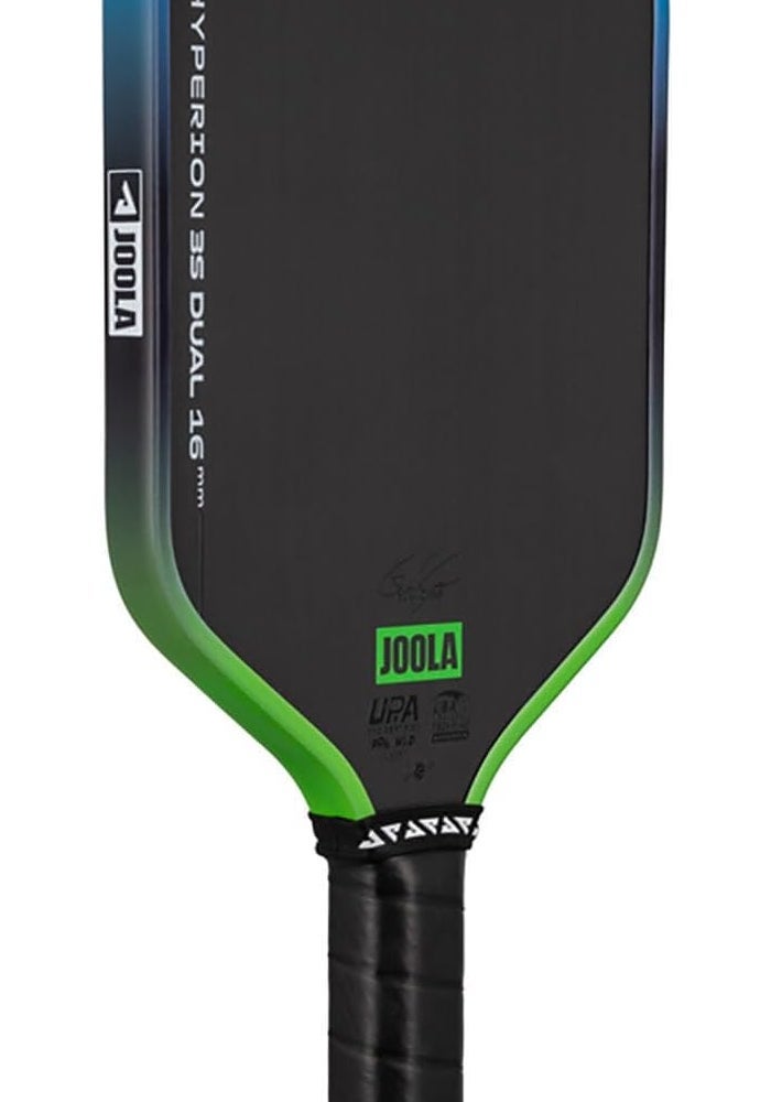 JOOLA Hyperion Pro 3S Dual 16mm Pickleball Paddle - Grey/Blue - Image 3