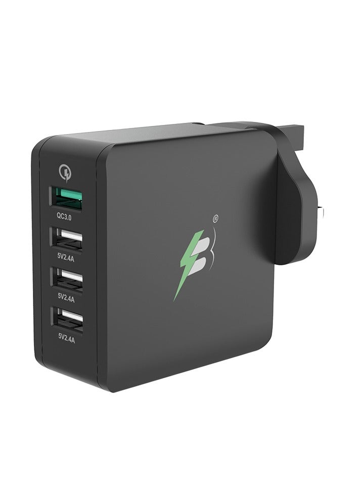 سبارك بيري شاحن جداري ذكي 4 منافذ 40 واط - Image 3