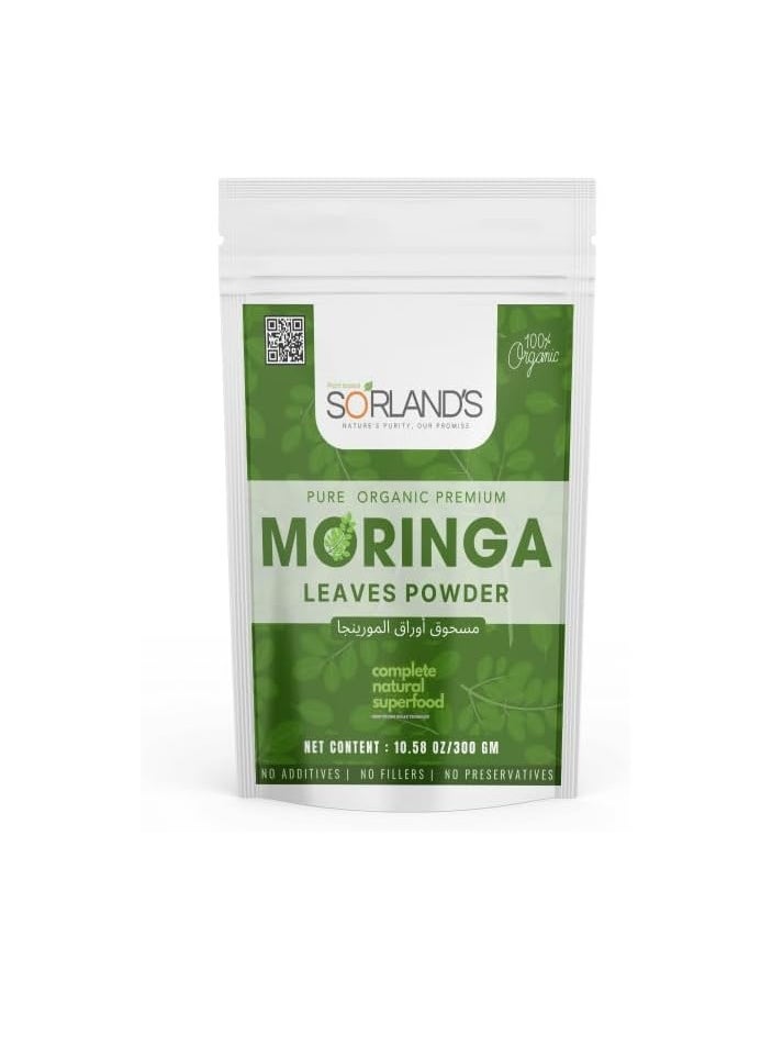 Sorland's - Pure Moringa Leaves Powder -300 Gram Complete Natural Superfood - Image 1