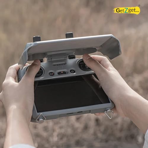 GetZget غطاء الشمس GetZget® مع واقي الشاشة لـ Dji Avata 360/ Mini 4/5 Pro/Air 3 / RC 2 - إكسسوارات: حماية قصوى لجهاز التحكم عن بُعد الخاص بك - Image 3