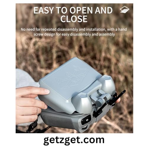 GetZget غطاء الشمس GetZget® مع واقي الشاشة لـ Dji Avata 360/ Mini 4/5 Pro/Air 3 / RC 2 - إكسسوارات: حماية قصوى لجهاز التحكم عن بُعد الخاص بك - Image 2