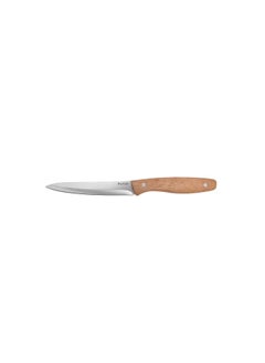PARFAIT Kitchen Utility Knife with Wooden Handle Silver and Brown 2 x 2.2 x 24.5 cm N-A555KD0010 