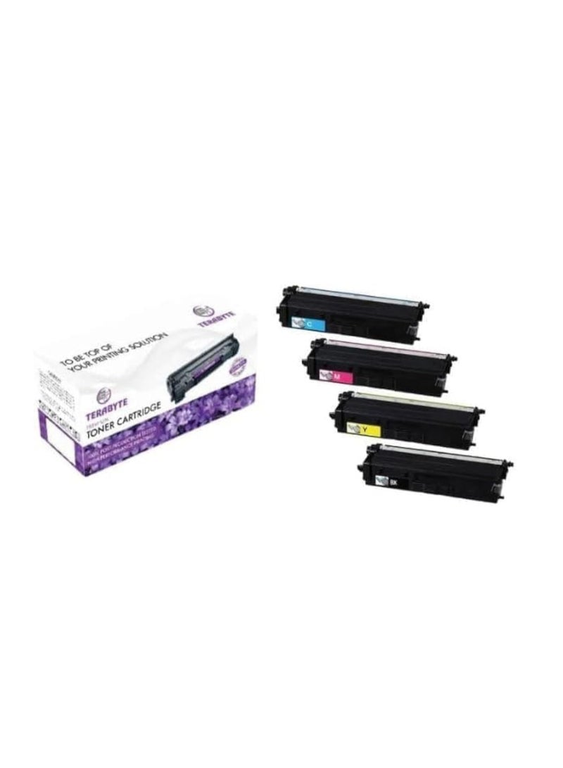 Terabyte خراطيش حبر 215A 4 عبوات بديلة لخراطيش حبر hp 215A W2310A W2311A W2312A W2313A لطابعات HP Color Pro MFP M182nw M183fw M182 M183 M155 (أسود، أزرق، أرجواني، أصفر) - Image 1