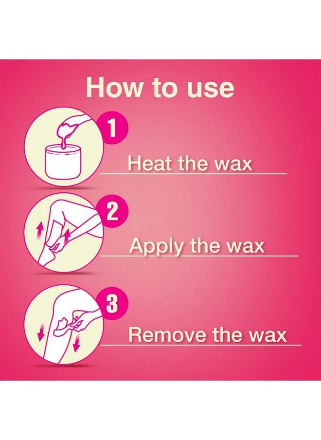 Sugar Wax Hair Remover Perfect For First Time Waxers Contains 12 Fabric Strips & 1 Spatula With A Temperature Indicator