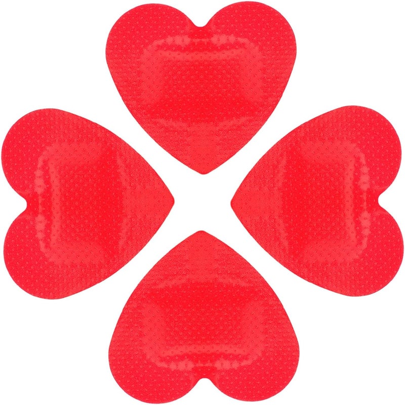 Heart-Shaped Bandages 25pcs Waterproof Adhesive Wound Covers Small Decorative First Aid Patches for Travel Daily Use - Image 1