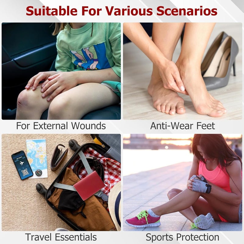 Heart-Shaped Bandages 25pcs Waterproof Adhesive Wound Covers Small Decorative First Aid Patches for Travel Daily Use - Image 3