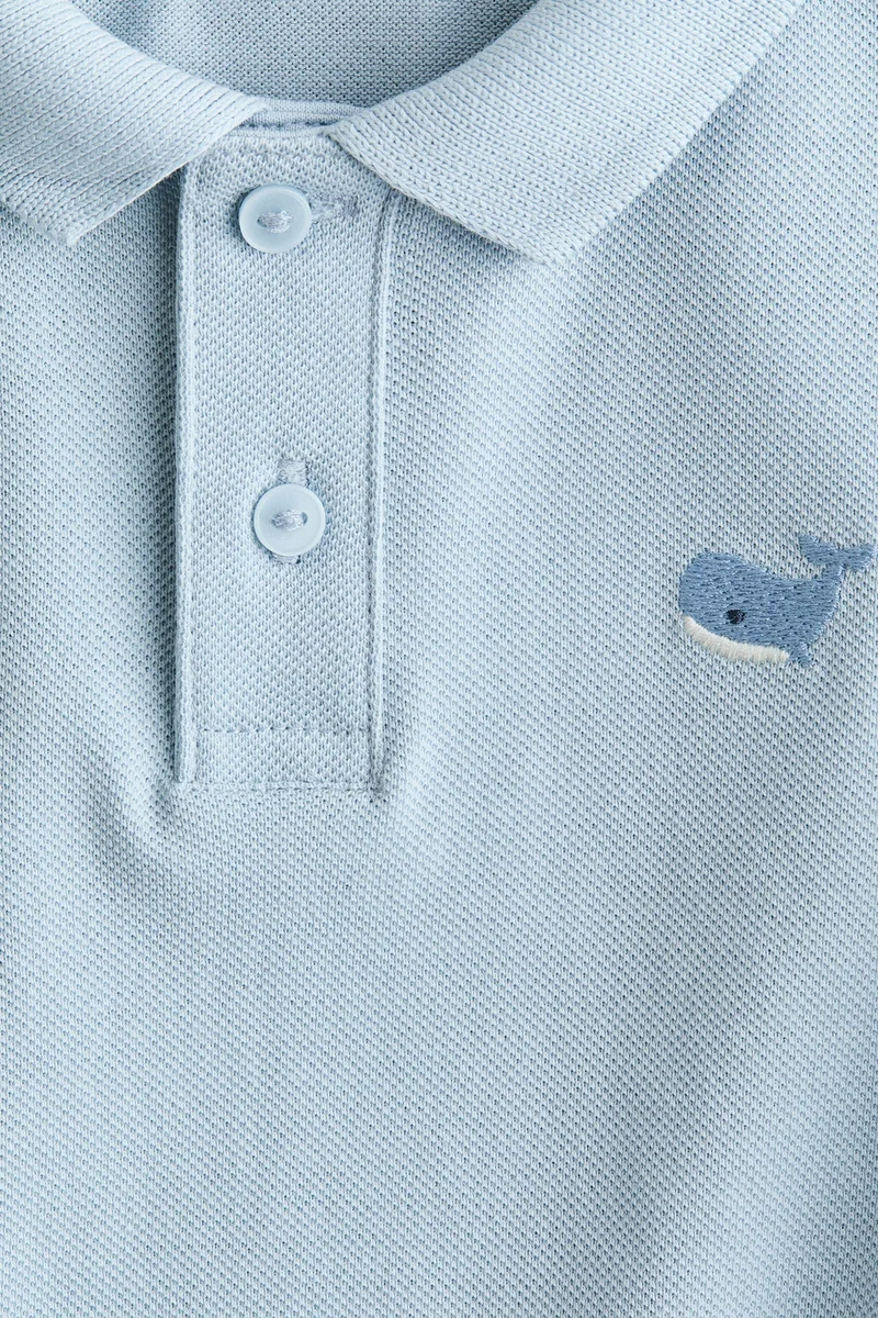 H&M Embroidery-detail polo shirt