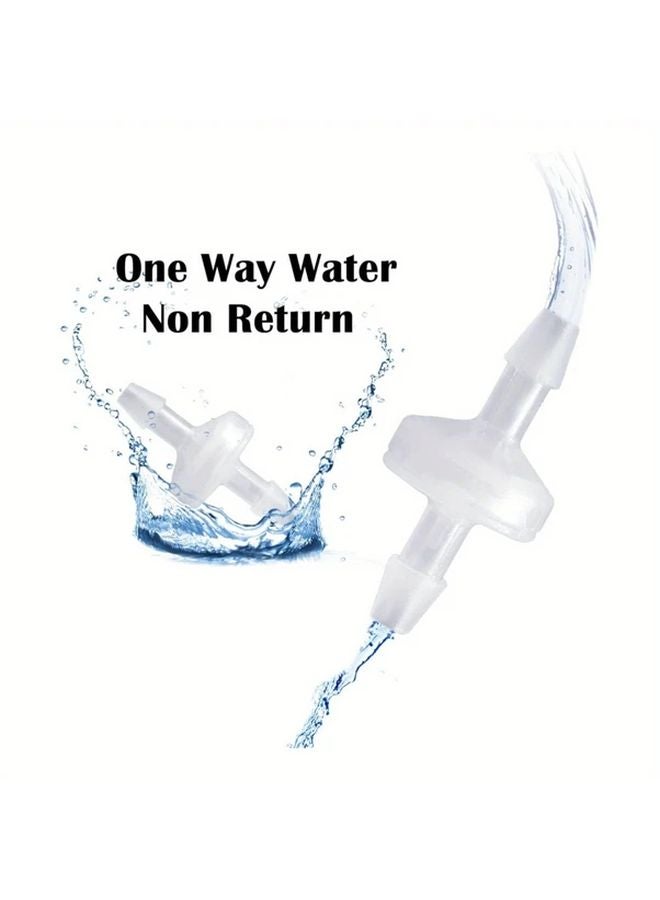 5 قطع 1 4 بوصة صمام فحص PVDF مقاوم للأوزون صمام أحادي الاتجاه للوقود الغاز الهواء - Image 5