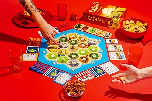 CATAN Board Game - Embark on a Journey of Discovery and Trade! Civilization Building Strategy Game, Family Game for Kids & Adults, Ages 10+, 3-4 Players, 60-90 Minute Playtime, Made by CATAN Studio - Image 2