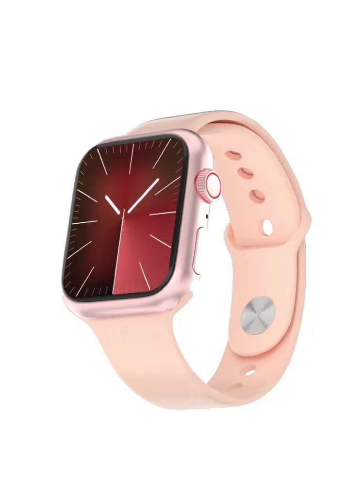 GREEN LION Ultimate 41 Smart Watch 1.75Inch IPS Display Full-Touch / Gesture Operation / Always on Display / Bluetooth Call / Music control / Blood Oxygen / Blood Pressure / Heart Rate / Multiple Games - Pink - Image 1