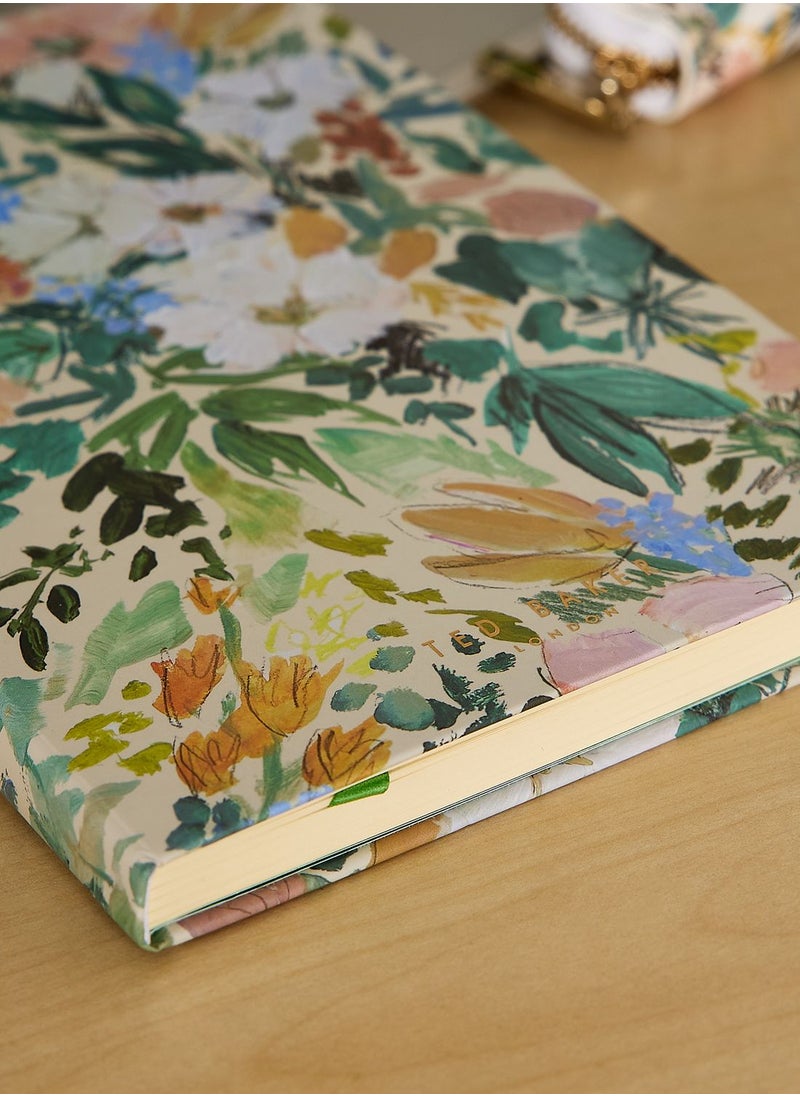 Ted Baker - Beccaai Floral Printed A5 Notebook - Image 1