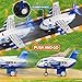 MSKOLER Airplane Toys for Toddlers 24  Boy Toy Car Race Tracks for Kids Ages 35 with 8 Small Car Toys Toddlers Educational Toy Birthday Gifts for Boys 35 - Image 4