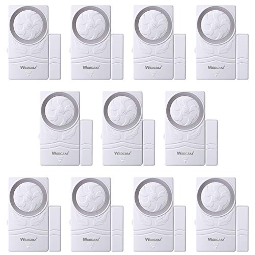 WSDCAM Wireless Home Security Alarm - 4-in-1 Magnetic Door & Window Alarm, 10 Pack, 110 dB Loud, Close Door Reminder - Image 1