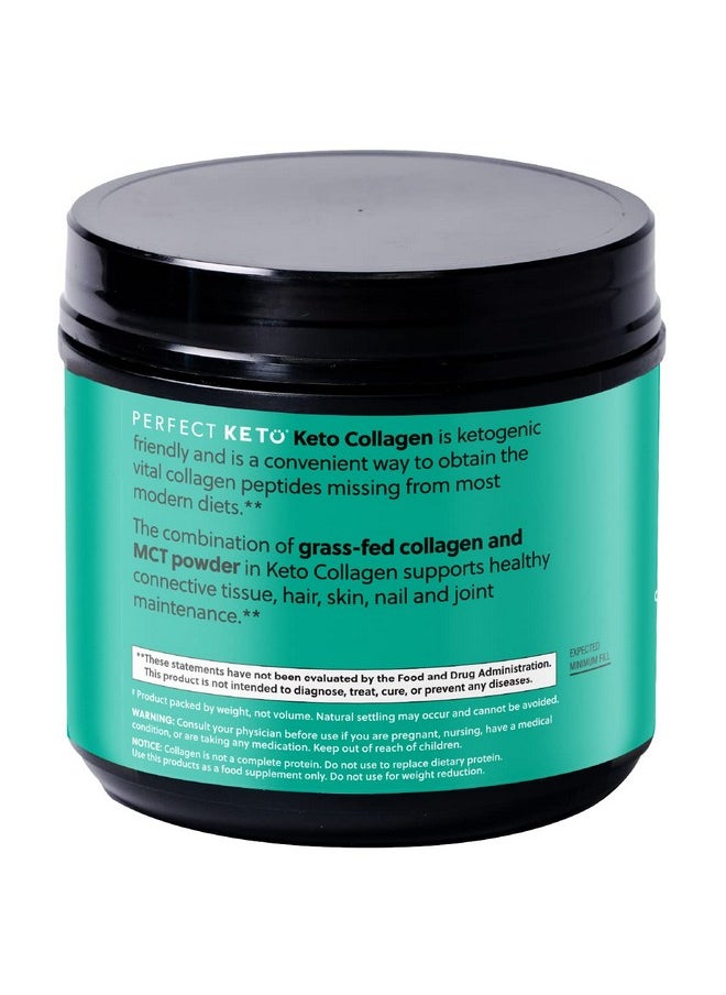 Perfect Keto - Collagen Protein Powder With Mct Oil Grassfed Gf Multi Supplement Best For Ketogenic Diets Use As Keto Creamer In Coffee And Shakes For Women & Men (Cinnamon Toast) - Image 1