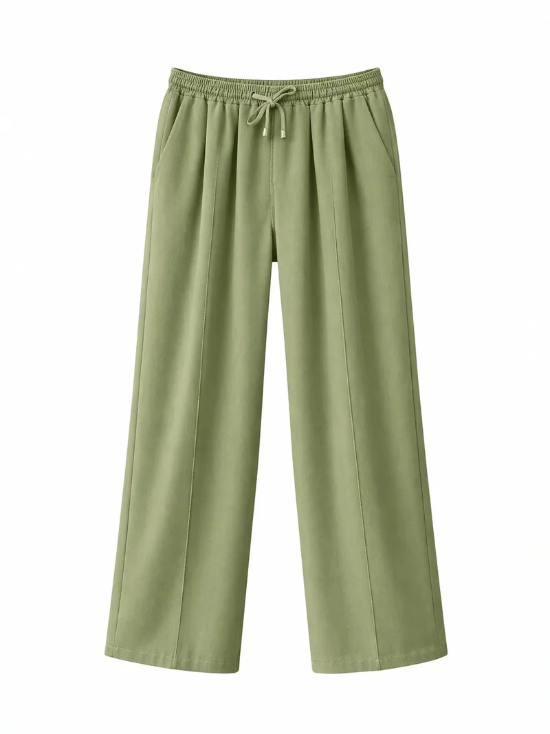 ميكسراي MIXRAY Basic Wide Leg Pants