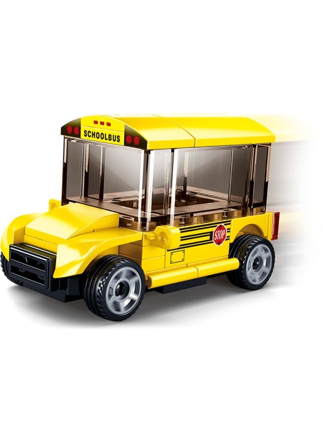 Sluban Sluban - Power Bricks Pull Back School Bus 46 Pieces - M38-B0933E  - Image 2