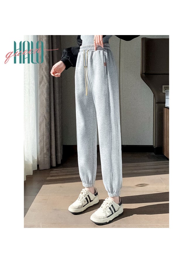 HALOQUEEN Halo Queen Women's Casual Pants, Spring And Autumn High-waisted Slimming Loose-fit Joggers, Fashionable Height-increasing Casual Pants H13qr1940 - Image 2