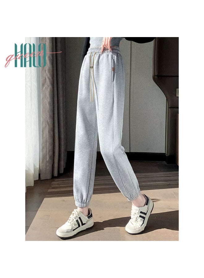 HALOQUEEN Halo Queen Women's Casual Pants, Spring And Autumn High-waisted Slimming Loose-fit Joggers, Fashionable Height-increasing Casual Pants H13qr1940 - Image 3