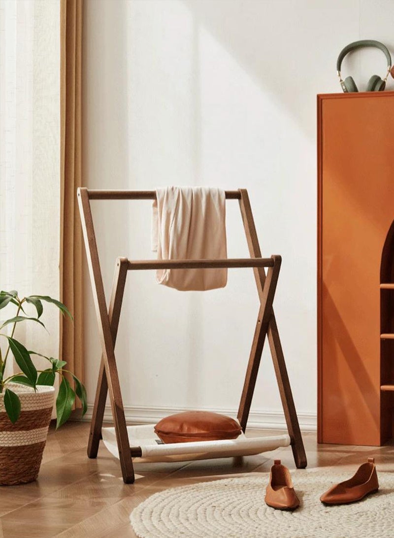 EzzySo حامل ملابس قائم متعدد الوظائف منظم تخزين مثلثي للغرفة - Image 1