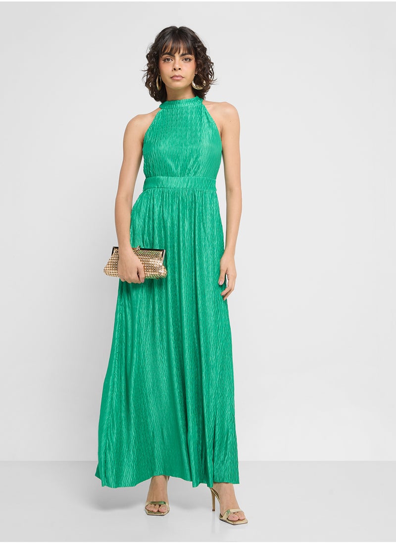 YAS - Yaslafina Halterneck Long Dress - Image 1