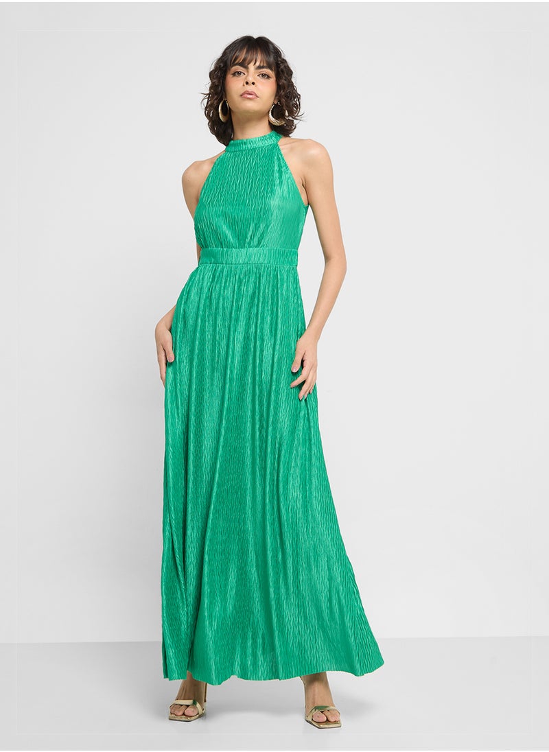 YAS - Yaslafina Halterneck Long Dress - Image 1