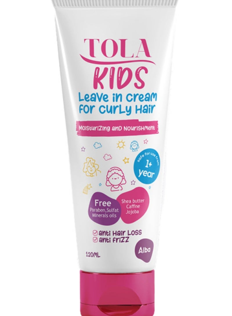 تولا كريم كيدز للشعر الكرلى 120 مل - Image 1