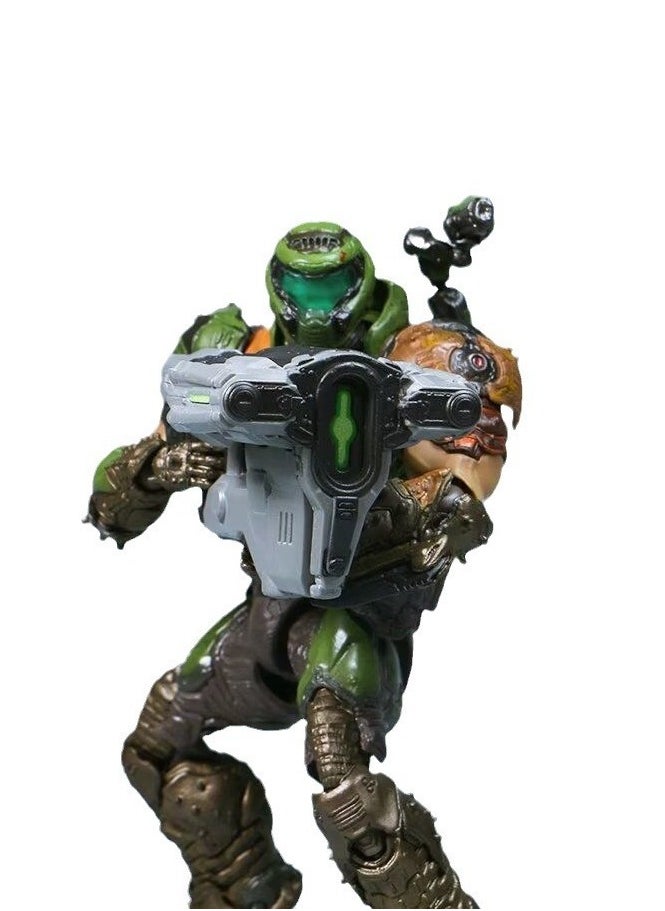 null - Figma SP-140 Doom Eternal Demon Slayer Action Figure, PVC Material, Approx. 16cm - Image 1