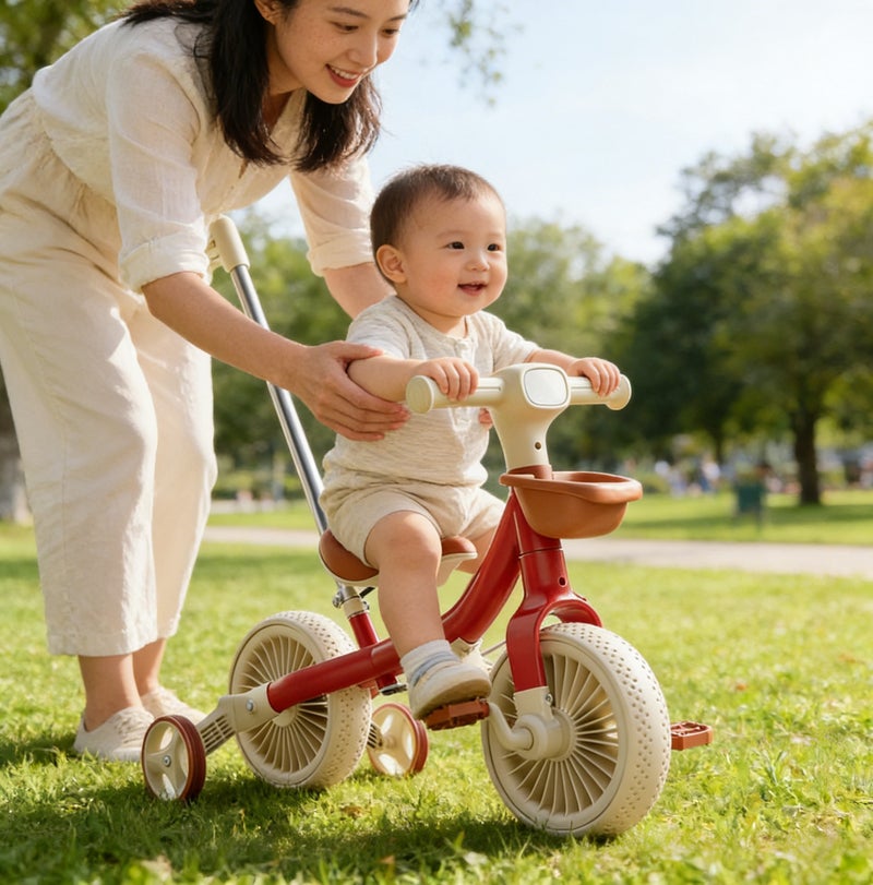 DAYONG Multi-functional children's tricycle, balance bike, lightweight stroller - Image 1