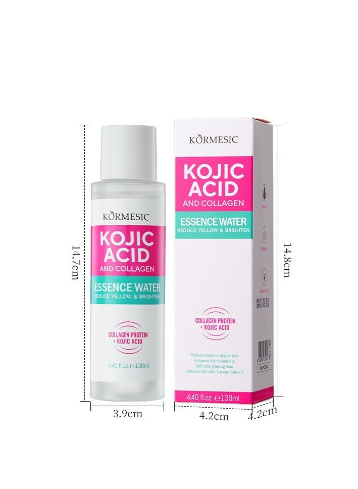 Kormesic Kojic Acid Collagen Essence Water 130ml | Even Skin Tone, Deep Hydration - Image 1