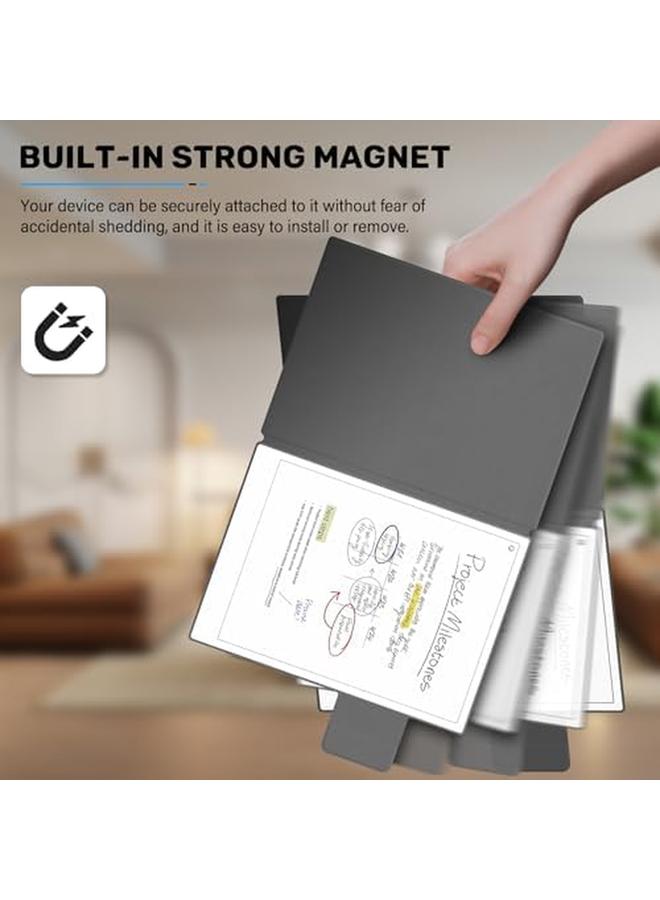 11.8" Remarkable Paper Pro Tablet Color Display Paper Tablet (Released In 2024) Folio Design With Bulit In Magnet Leather Cover With Auto Wake Sleep Function.