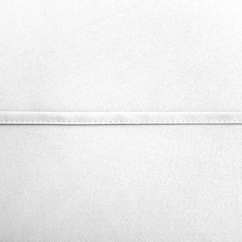 KOUFALL White Curtains for Small Bathroom Window 50% Blackout Short Curtains for Bedroom 24 x 30 Inch Length - Image 4