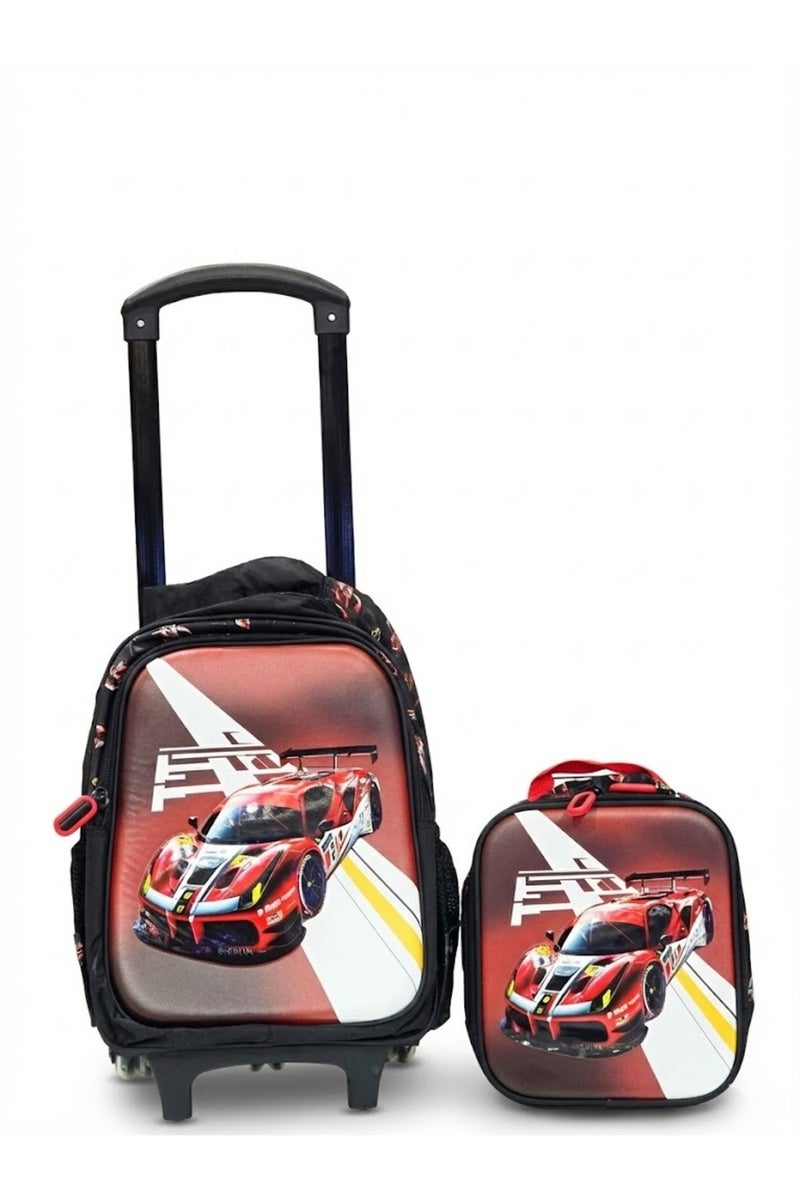 Aspire Books Car-Themed School Backpack for Kids 18 Inch  – Fun, Durable, and Spacious - Image 2