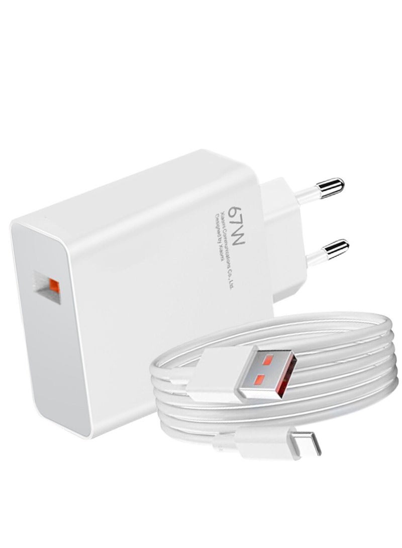MUNTAQI Xiaomi Original Xiaomi USB 67W Wall Charger with USB to USB-C Cable included - Image 2