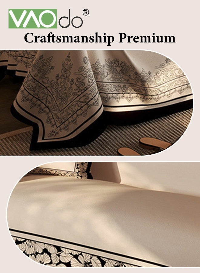 فاو دو أغطية أريكة لثلاثة وسائد أريكة سميكة قابلة للتهوية واقي أريكة مقطعي غطاء أريكة للحيوانات الأليفة أغطية أريكة 180 × 300 سم - Image 4