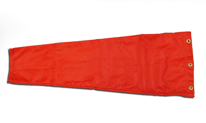 Airport Windsock Corporation Airport Windsock Corporation 8 X 36 Orange Replacement Windsock 100 USA Made 