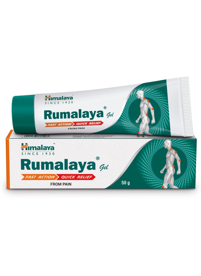 Himalaya Rumalaya Fast Action Quick Relief Pain Gel – 50g for Instant Pain Relief 