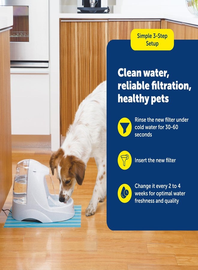 بيت سيف فلاتر كربون بديلة ممتازة من PetSafe Drinkwell، فلاتر نوافير مياه للكلاب والقطط، عبوة من 12 قطعة - Image 4