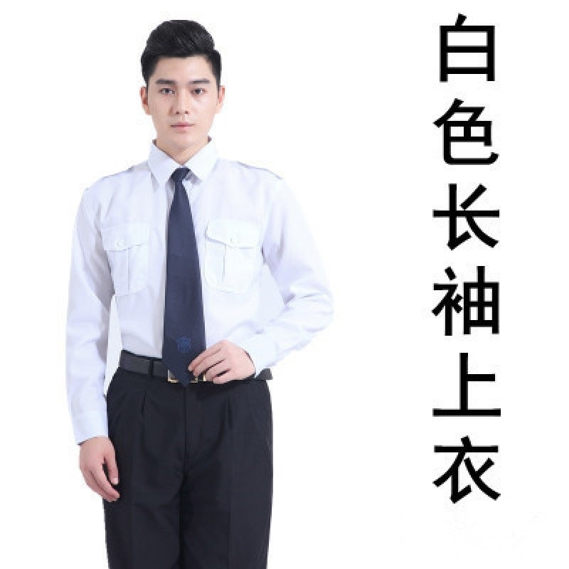 Security Shirt New High Quality Cotton Security Shirt Security Long Sleeve Short Sleeve Shirt Summer Security Clothing Manufacturers - Image 1