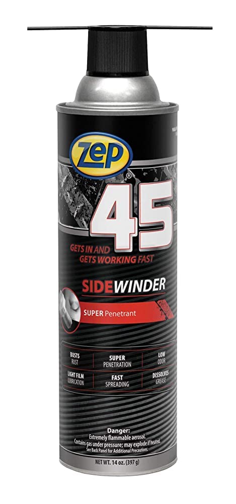 Zep 45 Sidewinder Super Penetrant  14 oz Case of 12  B41801  Penetrating Oil Aerosol Great for Frozen and Corroded Parts Dissolves Grease Busts Rust - Image 3