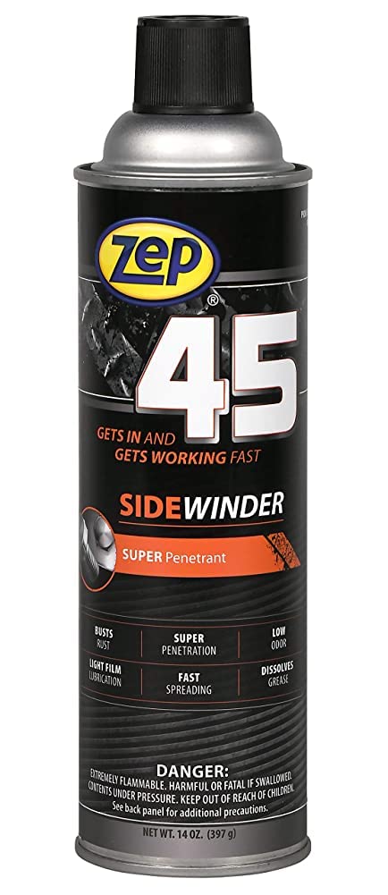 Zep 45 Sidewinder Super Penetrant  14 oz Case of 12  B41801  Penetrating Oil Aerosol Great for Frozen and Corroded Parts Dissolves Grease Busts Rust - Image 2