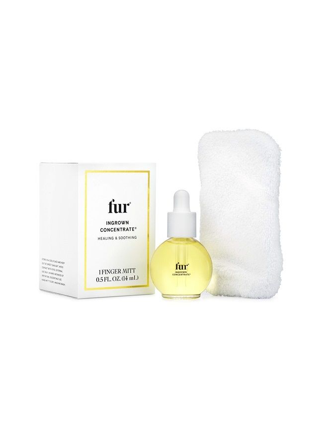 Fur Ingrown Concentrate: Exfoliating Oil Kit for your Hair and Skin to Smoothe, Soothe, and Treat Ingrown Hairs - O.5FL OZ - Image 2