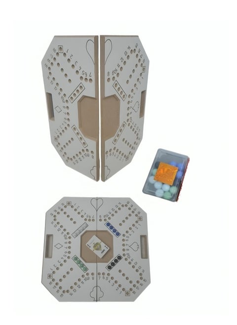 Wooden Jakaroo Card and Board Game 4 Players for More Fun Size 38cm/57cm