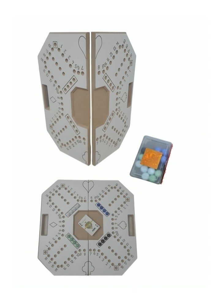 Generic - Wooden Jakaroo Card and Board Game 4 Players for More Fun Size 38cm/57cm - Image 1