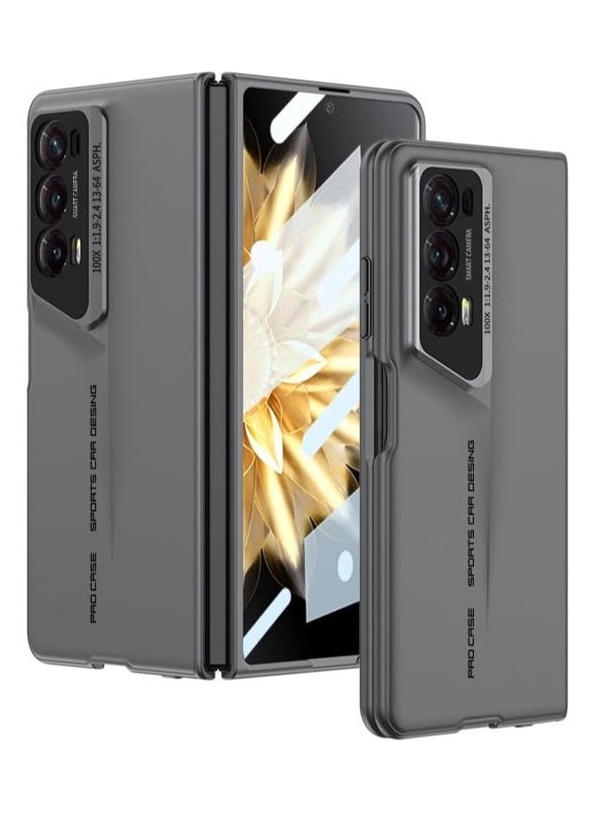 general Case Compatible with Huawei Honor Magic V2 Case with Screen Protector, Ultra Thin Frosted Matte PC Back Cover for Huawei Honor Magic V2 - Image 1
