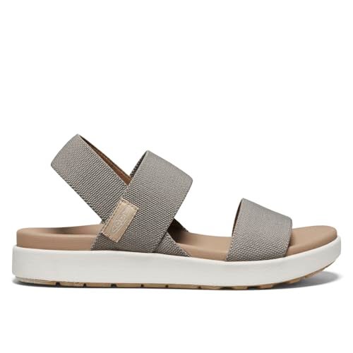 KEEN Women's Elle Backstrap Casual Platform Open Toe Wedge Sandals,Brindle/Birch,6.5 - Image 2