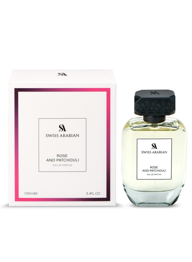 SWISS ARABIAN ماء عطر الورد والباتشولي 100 مل - Image 2