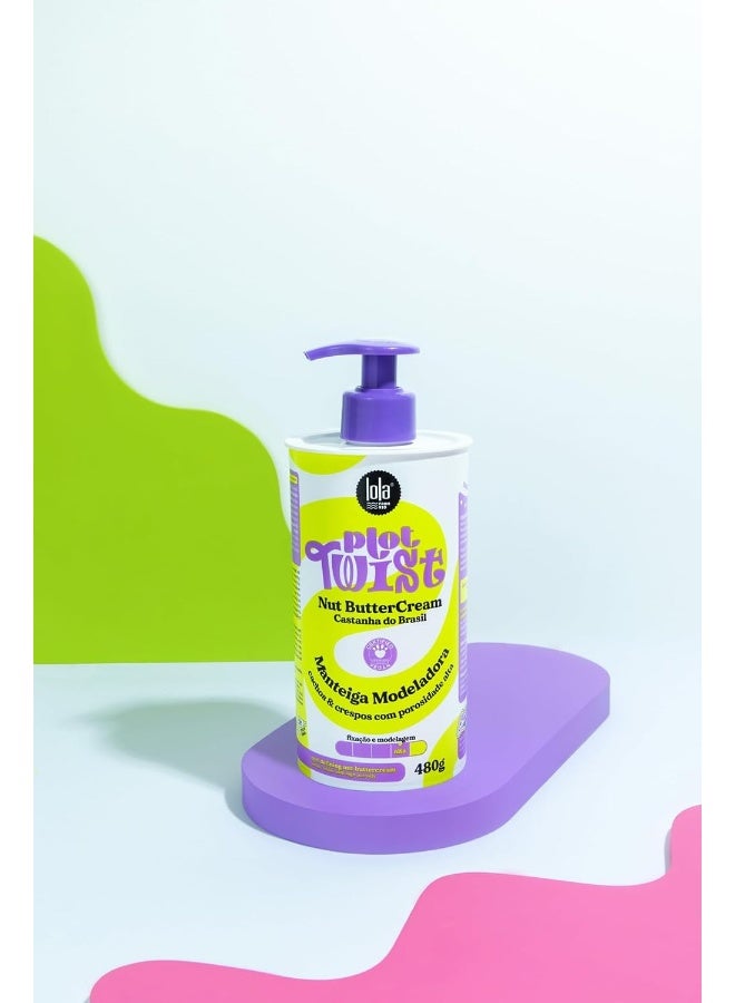 Lola from Rio كريم تصفيف الشعر بزبدة المكسرات من بلوت تويست مع زبدة المانجو وزيت البرازيل - يرطب بعمق، يتحكم في التجاعيد ويحدد التجاعيد لإنهاء ناعم (480 غ)  - Image 2
