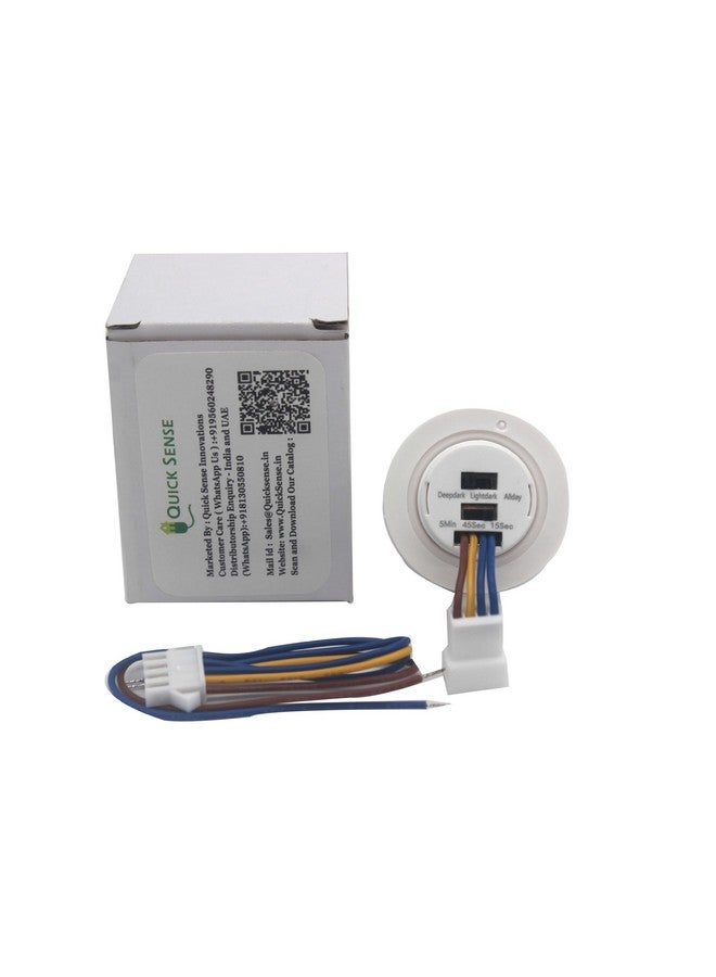 Quick Sense(QS-05B Mini Motion Sensor Light Switch 110-220V PIR Sensor Smart Detection Time Delay Adjustable Infrared Induction Detector - Image 3