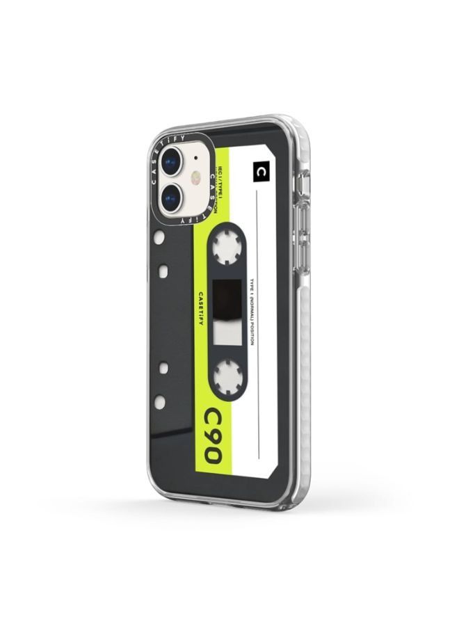 CASETIFY iPhone 12 Mini - Mixtape Cassette Collection Impact Case - Neon - Image 2