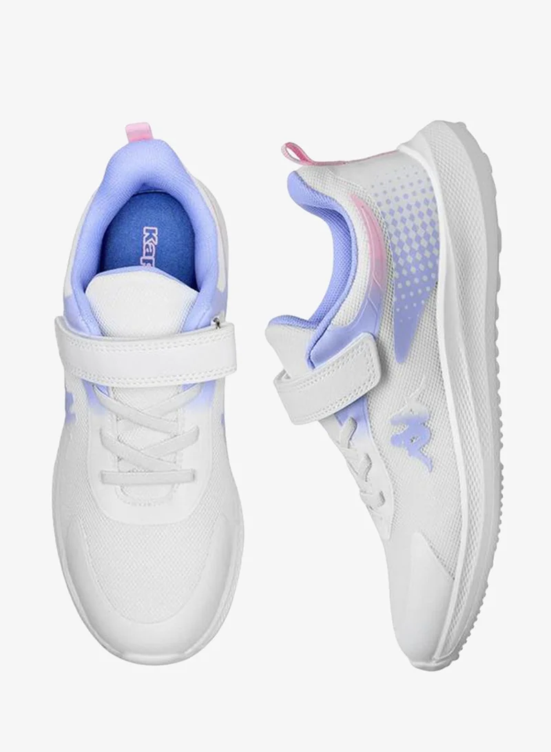 Kappa Girls Logo Print Hook and Loop Sports Shoes